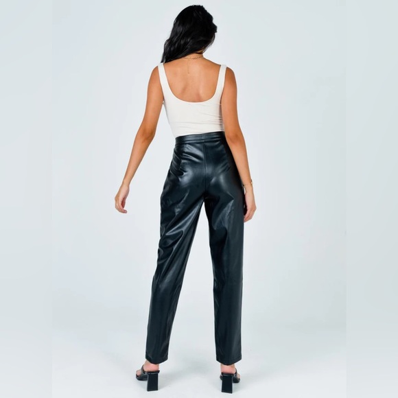 princess polly love club leather pants 🖤 nwt - Picture 8 of 8